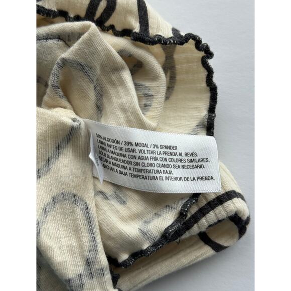 Cat & Jack Baby 2-Piece Outfit Set 0-3M Ribbed Heart Print Long Sleeve Outfit - Picture 5 of 5